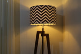 Floor Lamp 150 cm - Zigzag & Black - WD06