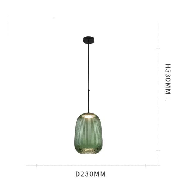 A-GLASS- PENDANT MINT GREEN