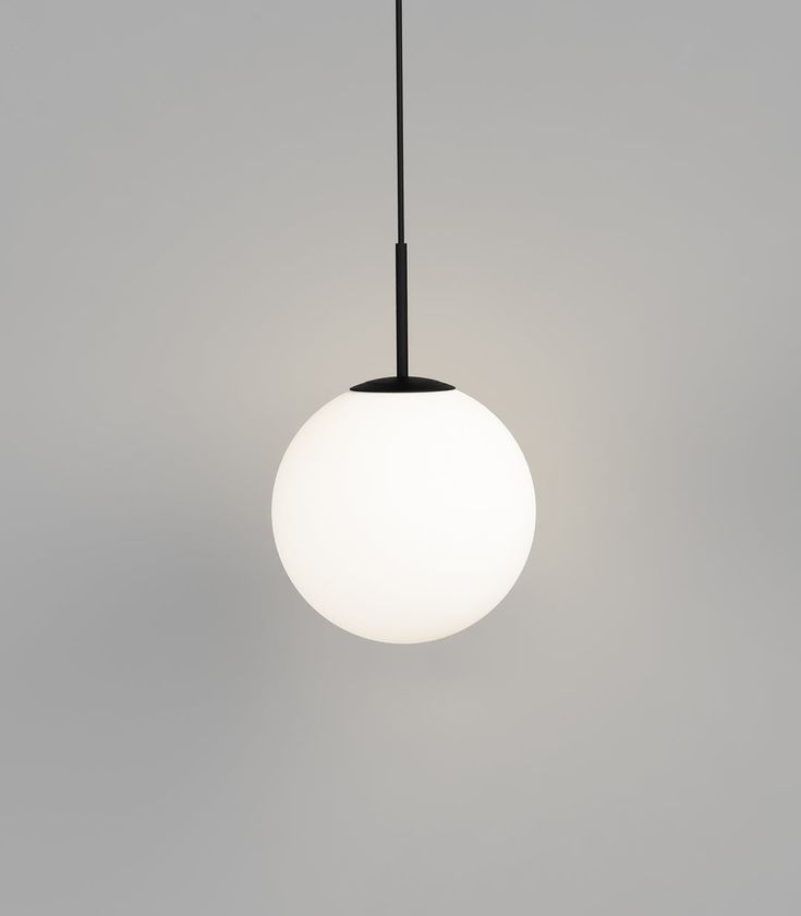 A-white glass single pendant