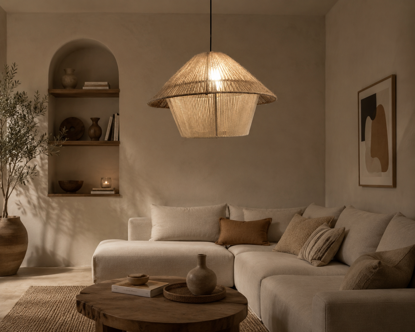 A- celling light -Boho