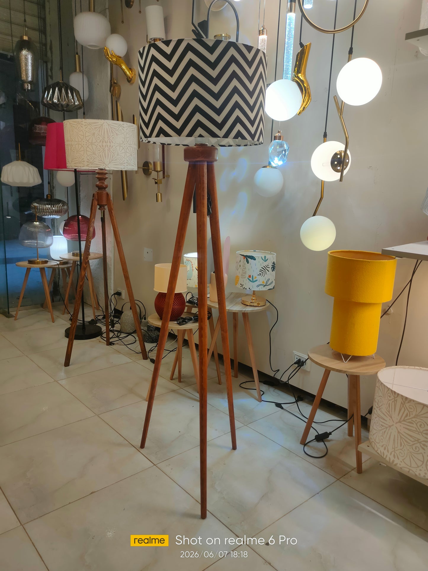 Floor Lamp 150 cm - zigzag & - WD04