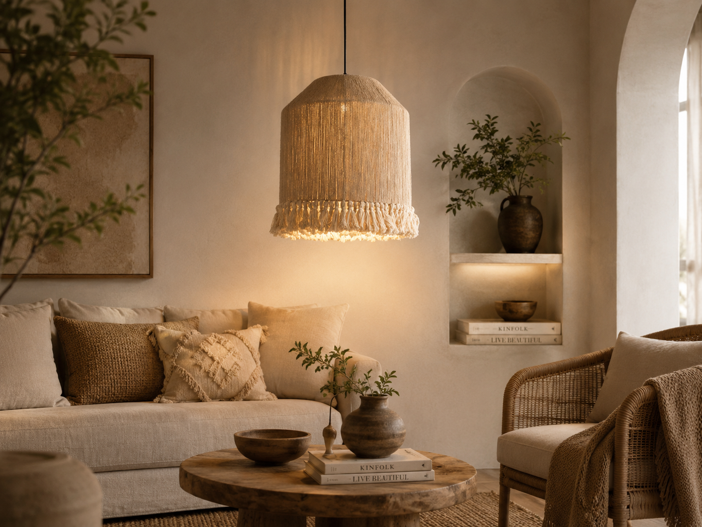 A10- Celling light -Boho