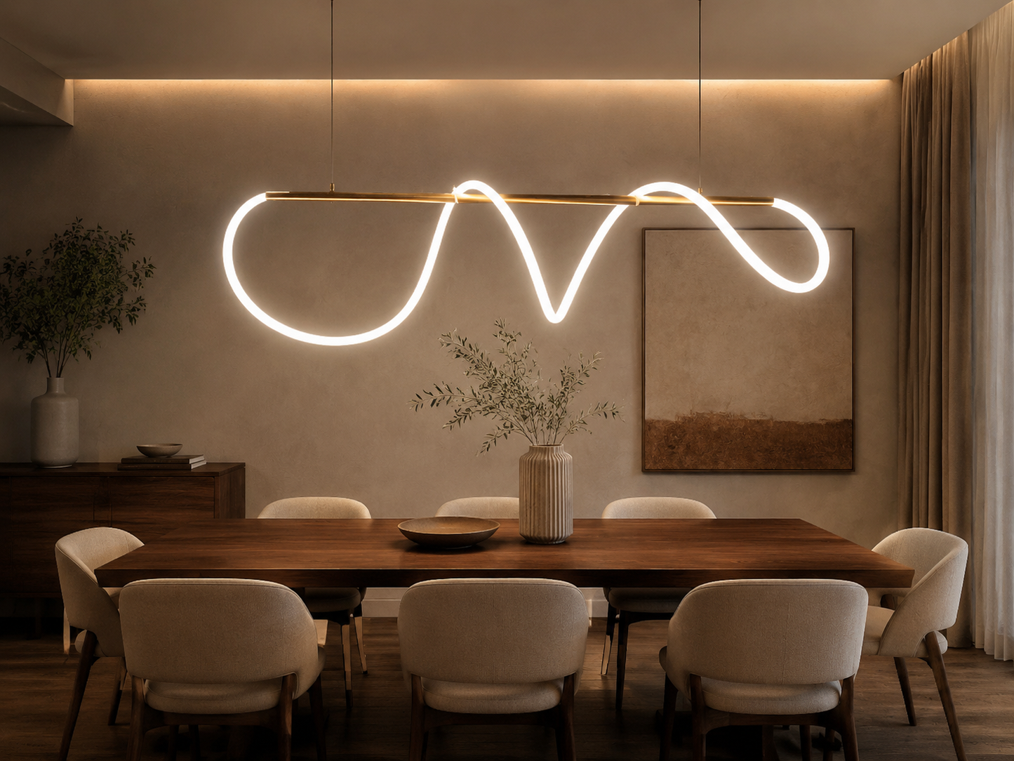 Chandelier - tie - pendants