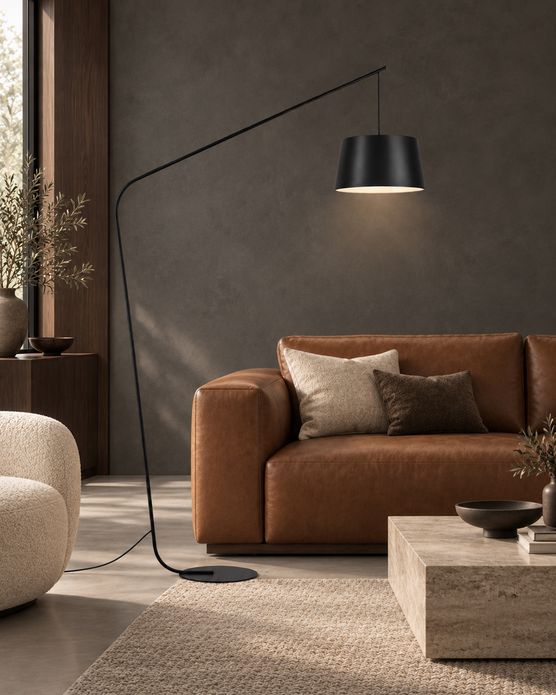 Metal floor lamp- unique