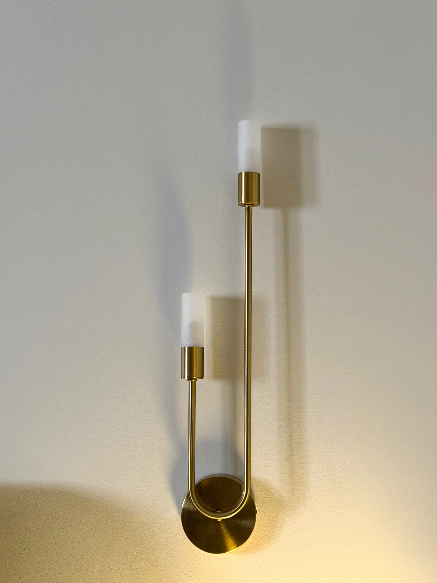 Ablique-doubl lamp -lotous