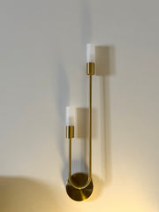 Ablique-doubl lamp -lotous