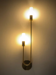 Ablique-doubl lamp -lotous