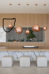 Pendant Lighting & Hanging Lights rose gold 22CM