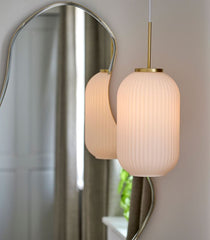 A-GLASS-WHIT -Pendant 20*32 cm