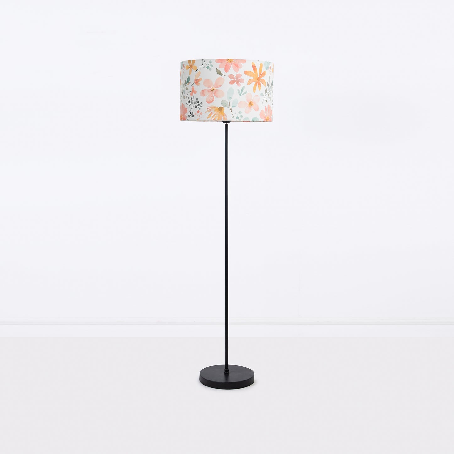 Floor Lamp - ORANGE FLOWERS -S0251