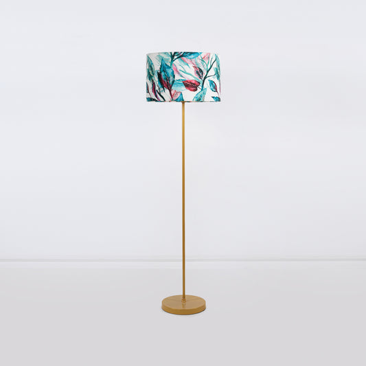 Floor Lamp - BLUE FLOWERS - S0419