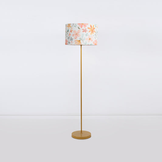 Floor Lamp - ORANGE FLOWERS - S0451