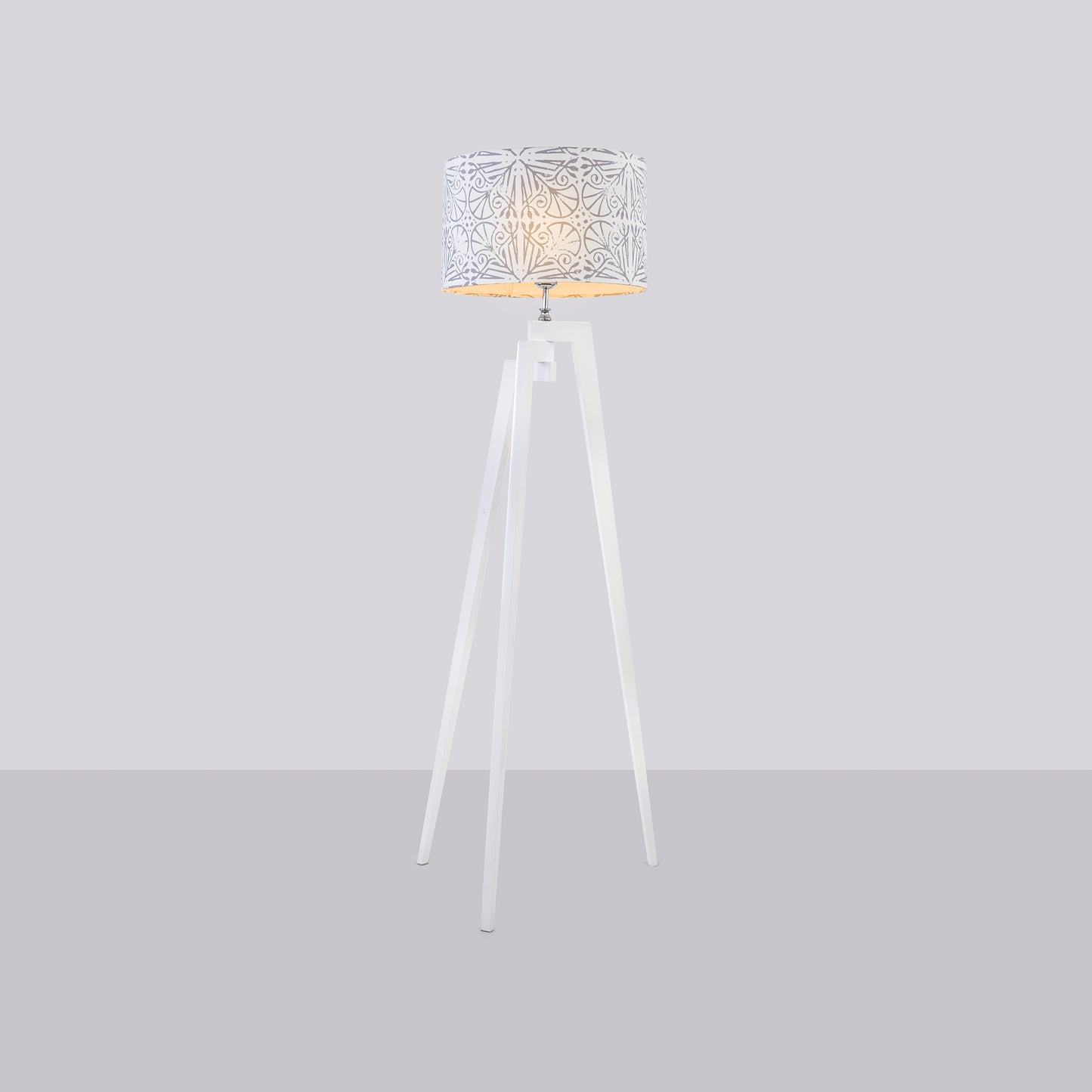 Floor Lamp 155 cm - whit-gray - WD016