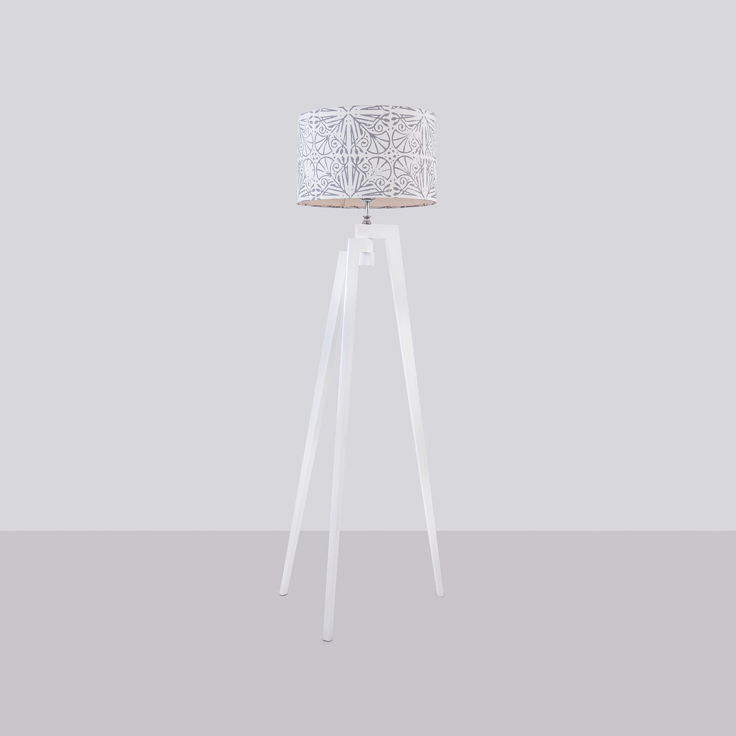 Floor Lamp 155 cm - whit-gray - WD016