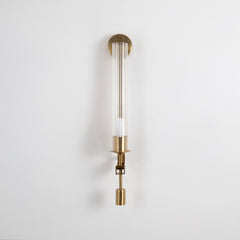 Ablique- one ligth  in glass