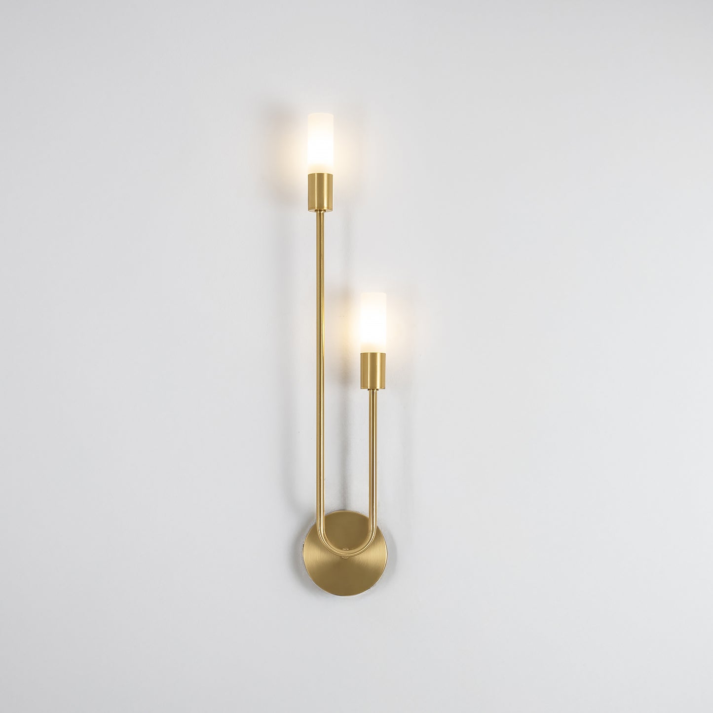 Ablique-doubl lamp -lotous