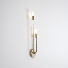 Ablique-doubl lamp -lotous