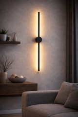 C-black linear double Ablique