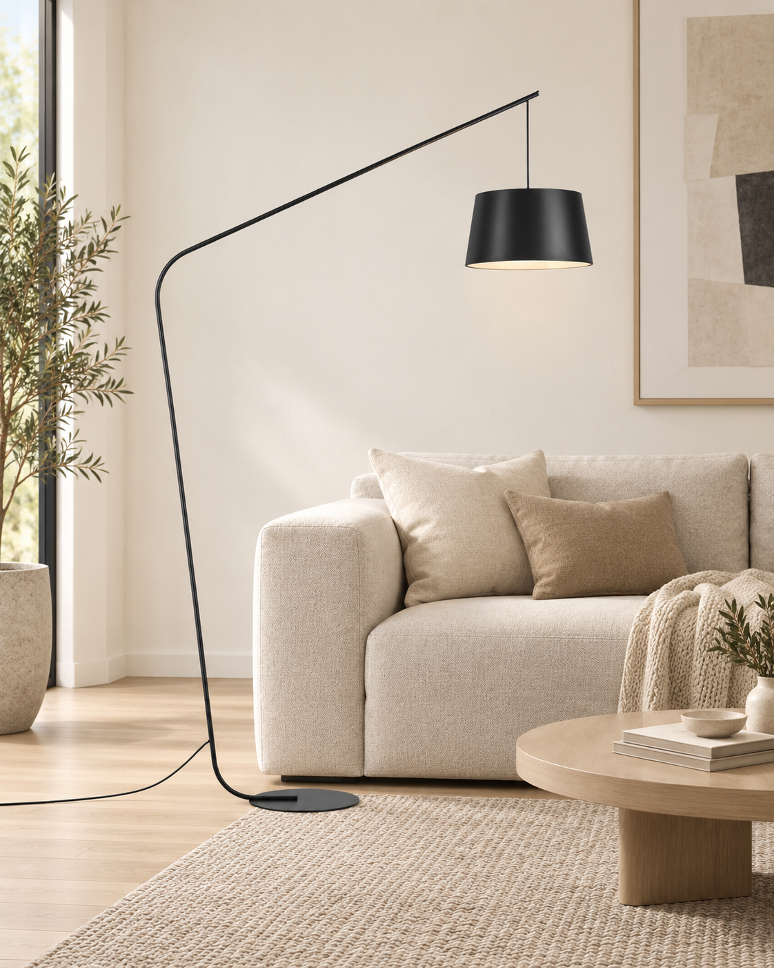 Metal floor lamp- unique