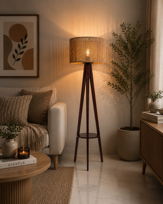 Floor Lamp - Boho & Brown - W05BO02