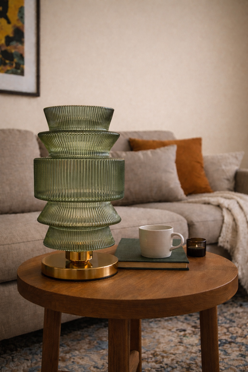 A-Comod- glass lamp