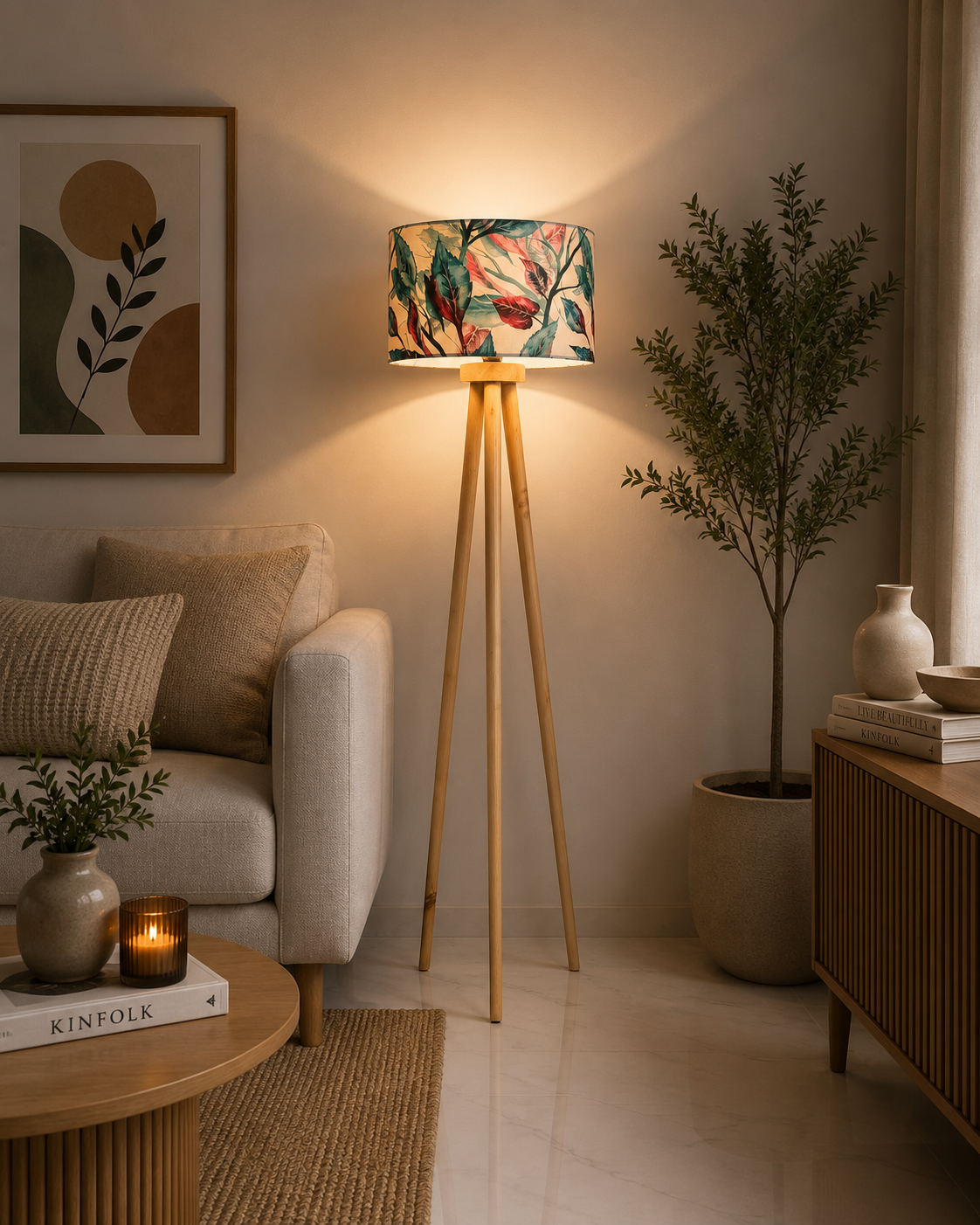 Floor Lamp - Mix Blue - W1219