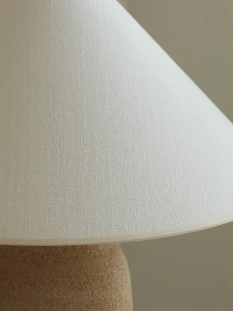 Boho -pottery2-offWhite Table Lamp- lumia