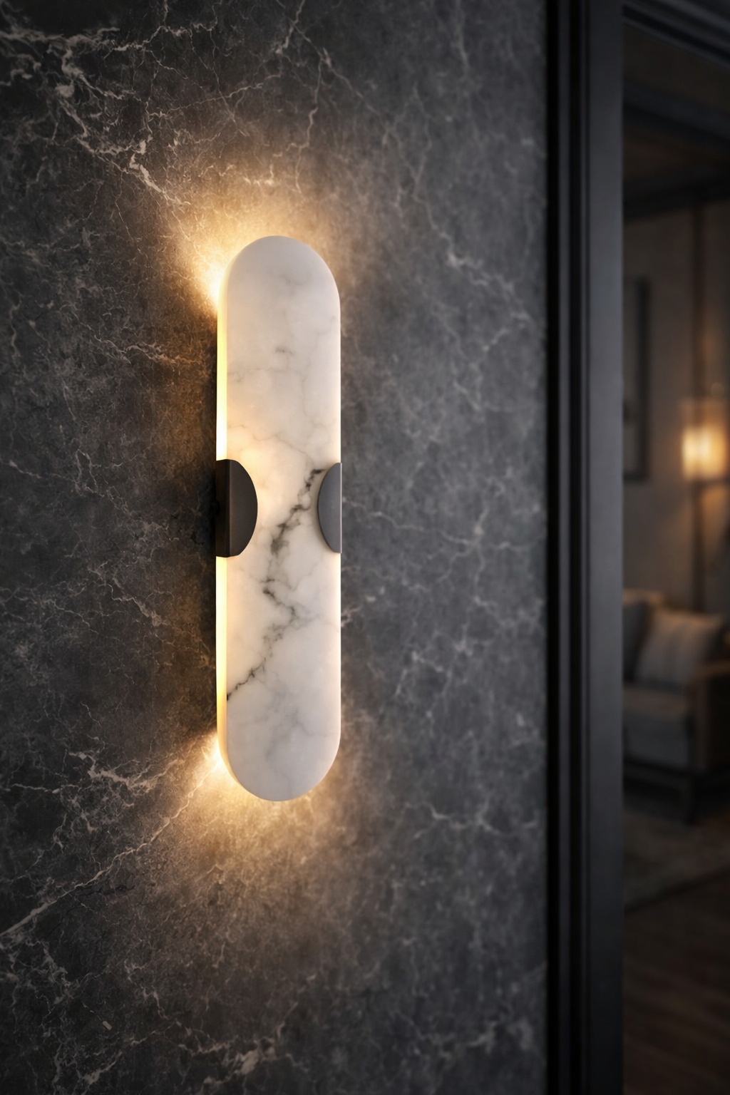 Ablique marble