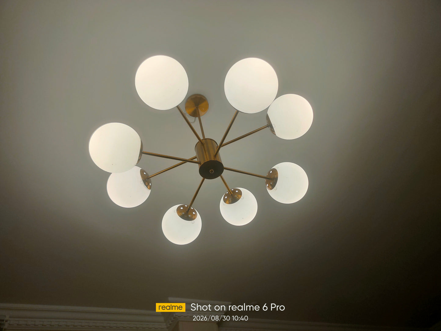Chandelier - 8 pols - pendants