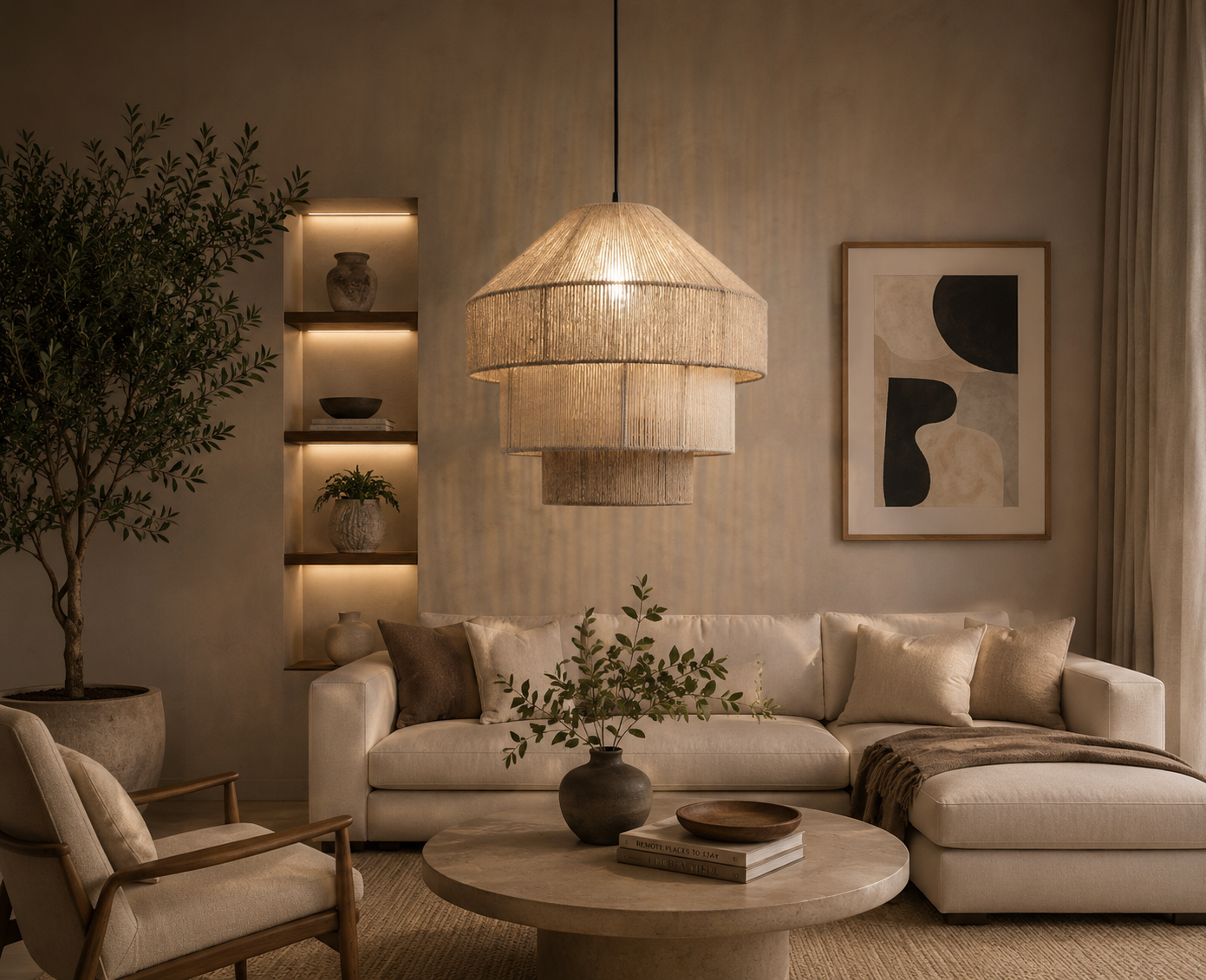 A3- Celling light -Boho