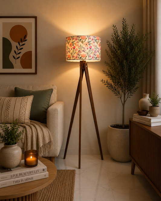 Floor Lamp - Floral - W0150