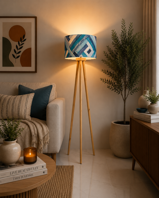 Floor Lamp - Mix Blue - W1224