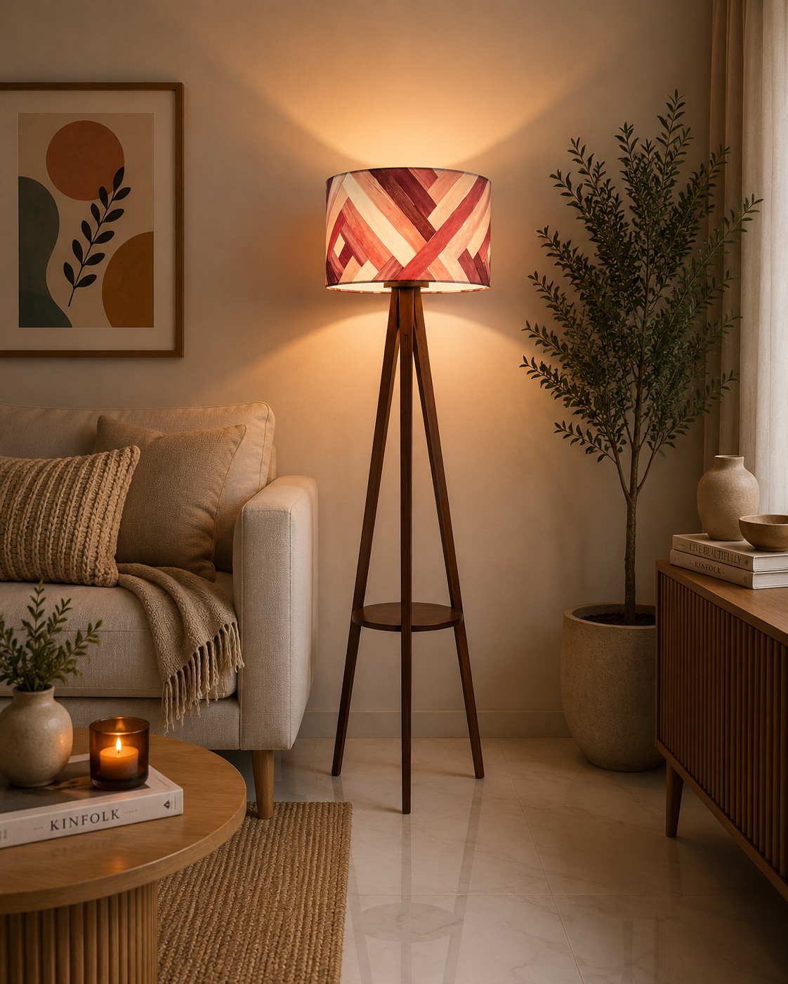 Floor Lamp - Mix kashmir - W0522