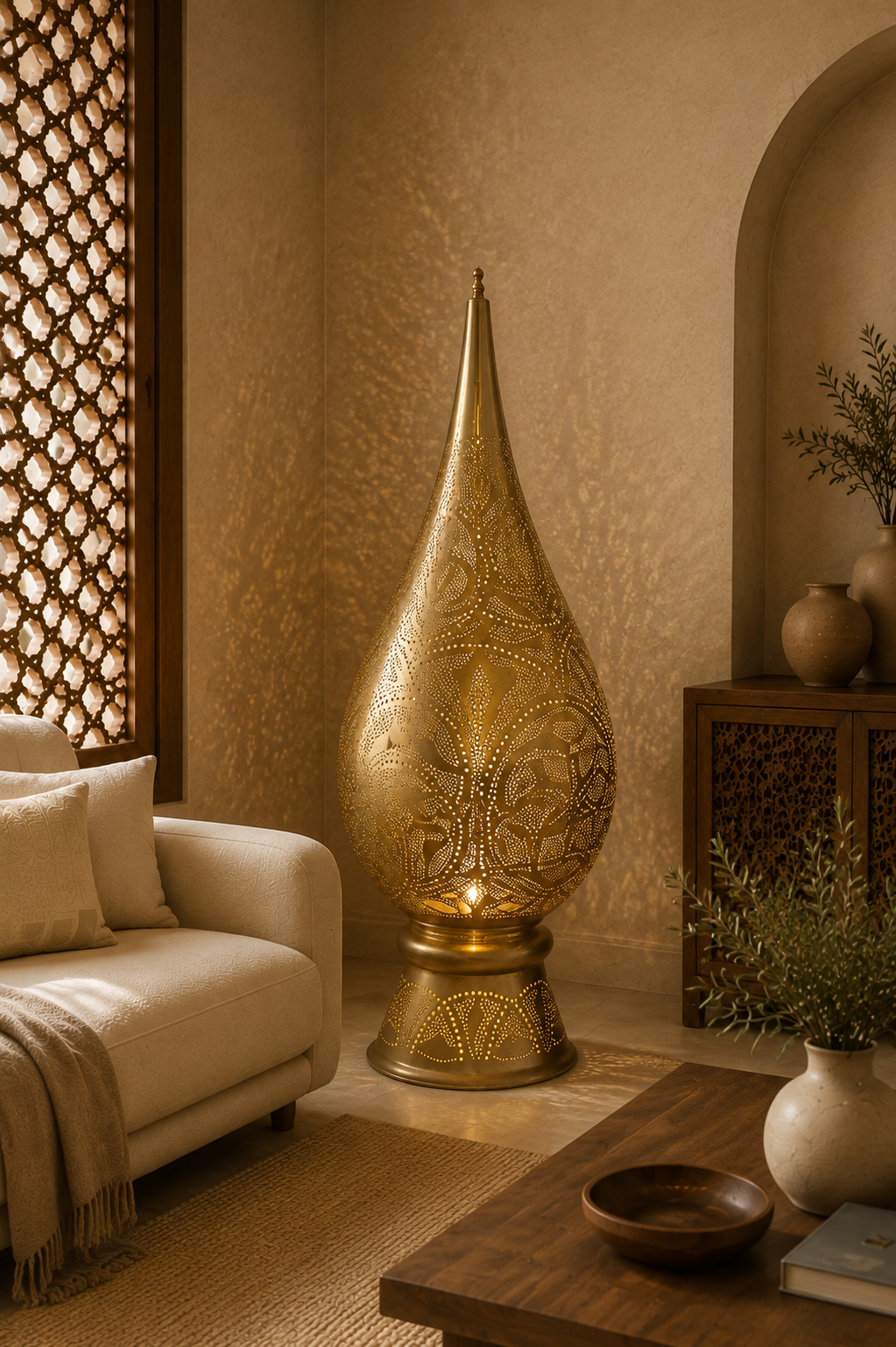Floor lamp -islmic pendant match 06