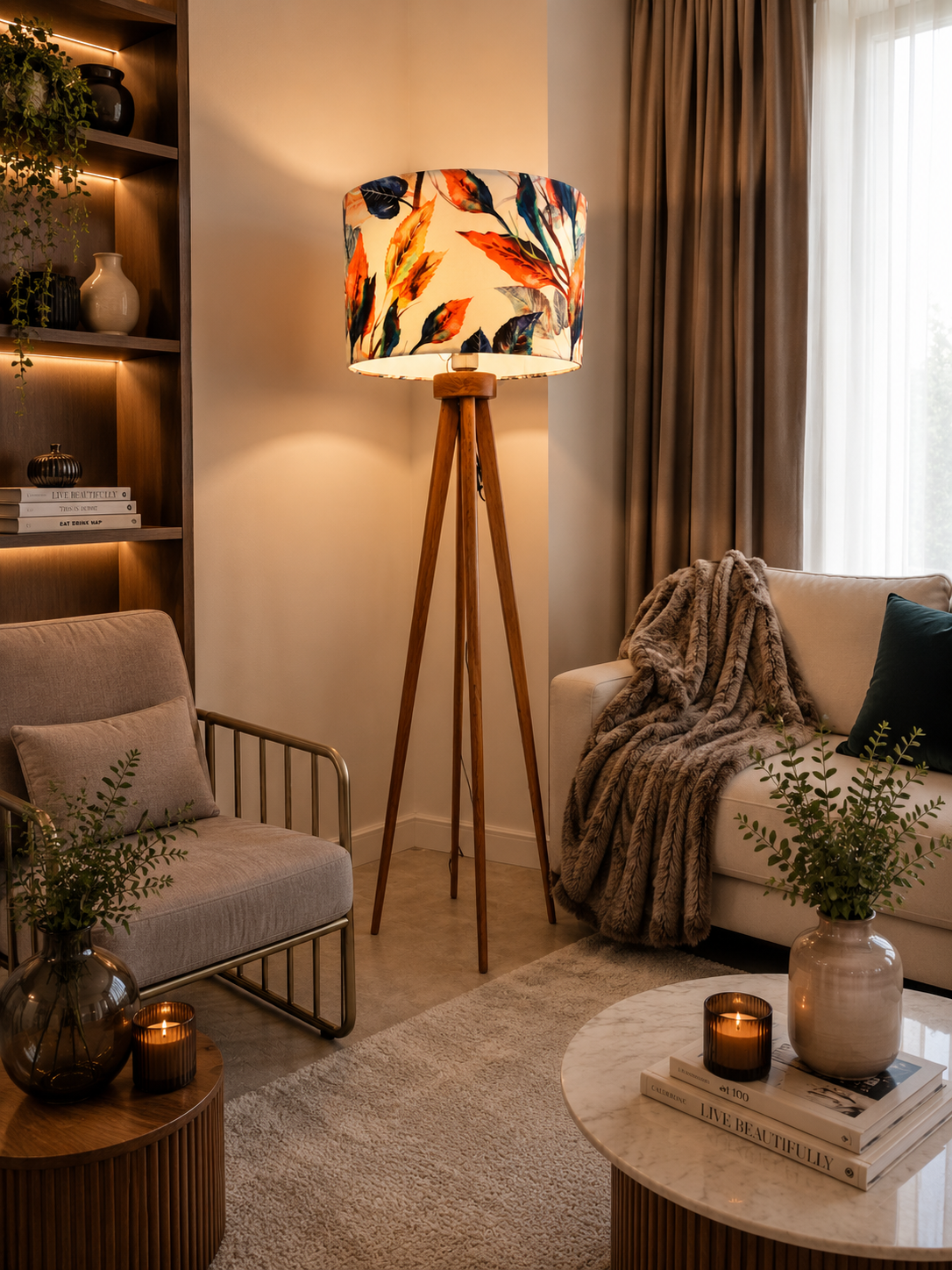 Floor Lamp 150 cm - orang flower  - WD03