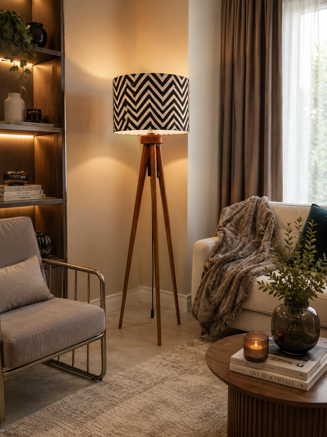 Floor Lamp 150 cm - zigzag & - WD04