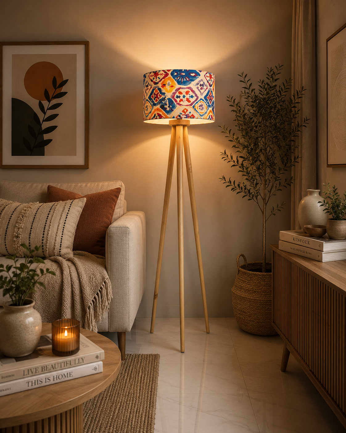 Floor Lamp - Geometric - W1255
