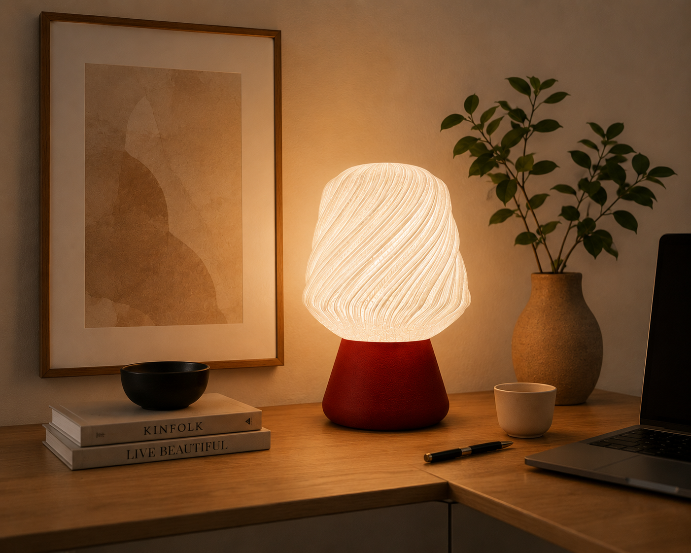 Bruma lamp table- comod - pla