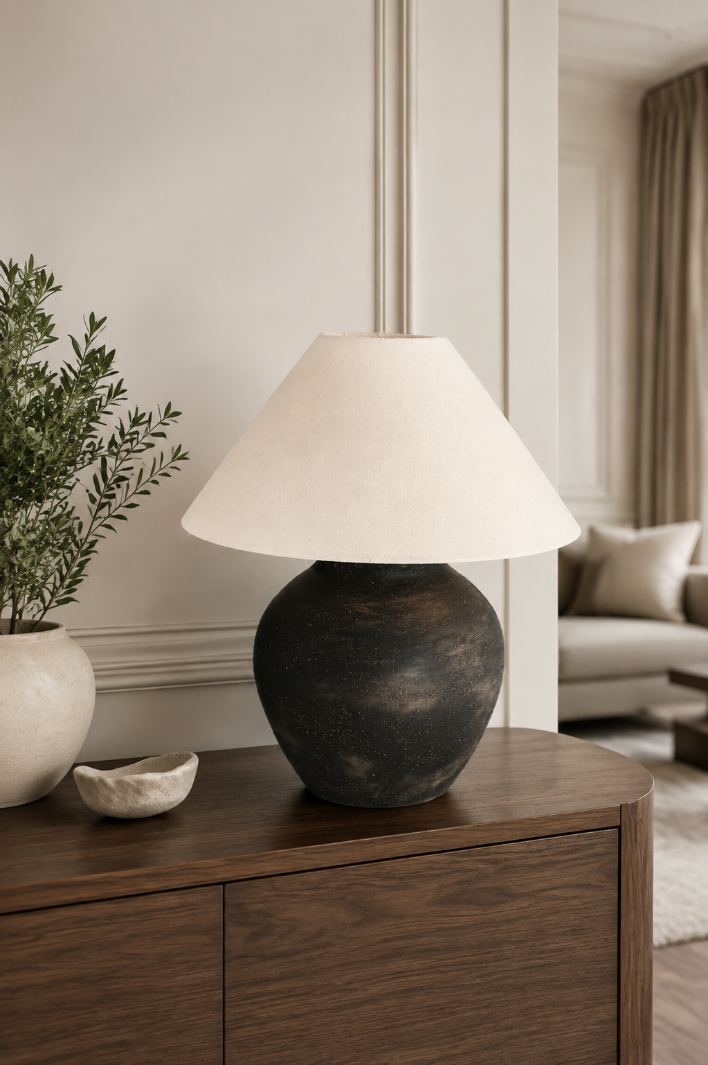 Boho -pottery - Table Lamp