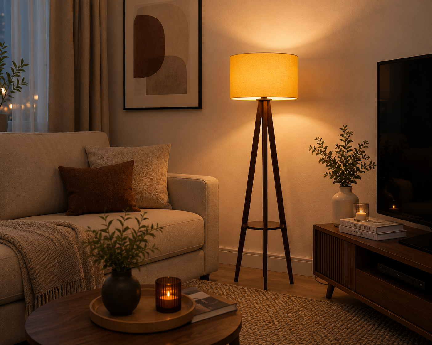 Floor Lamp - yellow - W0530